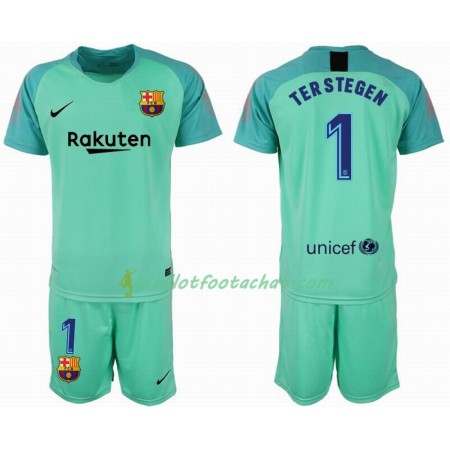 Maillot Barcelone Gardien TER STEGEN 1 Enfant Tenue 2018/2019